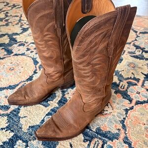 Tecovas Brown Heeled Annie boots